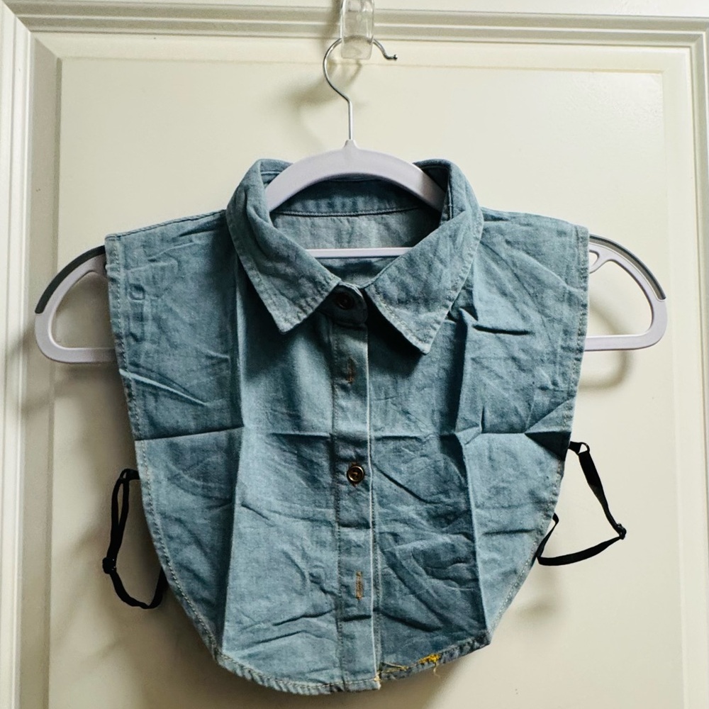 Denim Blue Detachable Collar